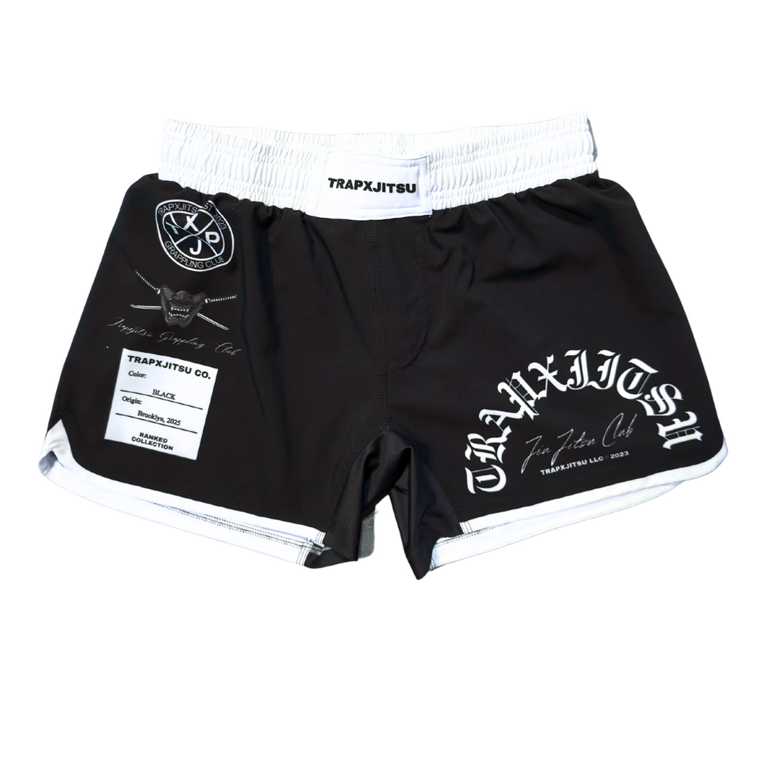 RANKED NO-GI SHORTS BLACK