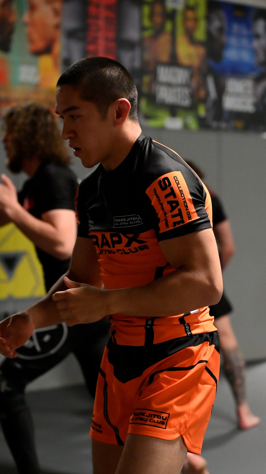 FLOW STATE NO-GI SHORTS - ORANGE