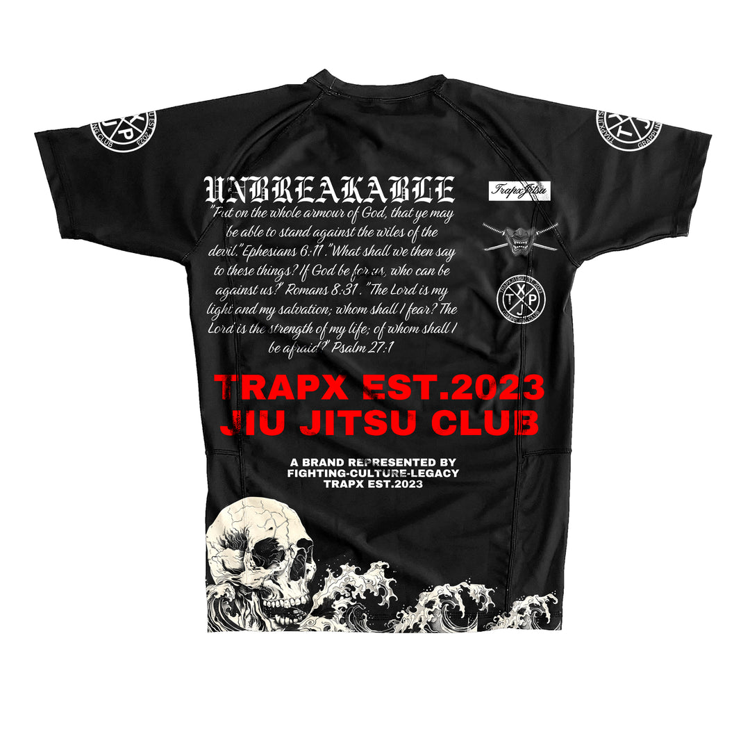 UNBREAKABLE SHORT SLEEVE RASHGUARD - BLACK