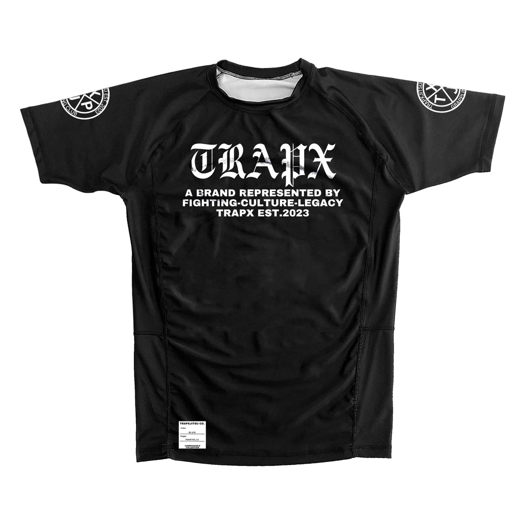 UNBREAKABLE SHORT SLEEVE RASHGUARD - BLACK
