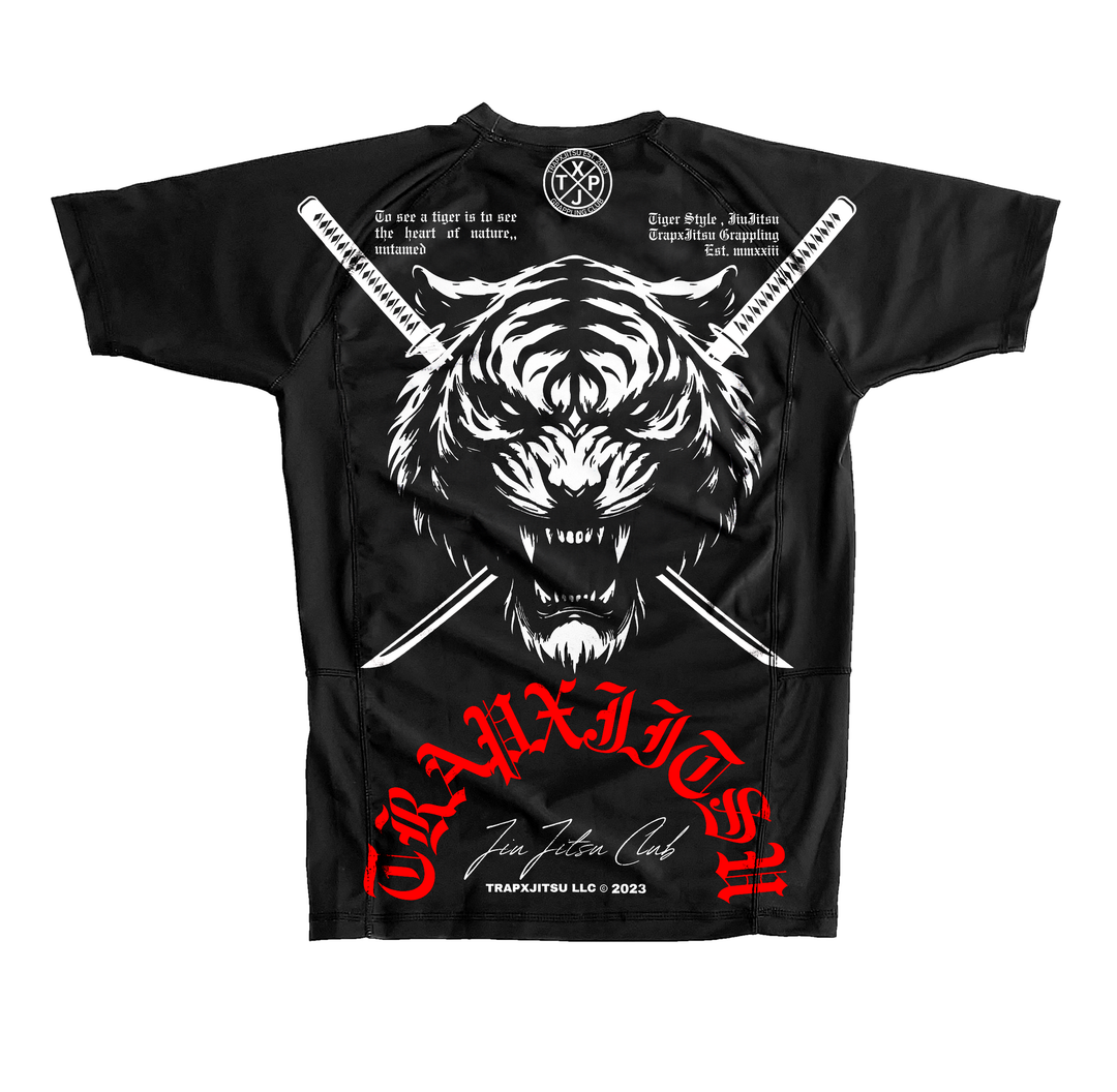 TIGER STYLE SHORT SLEEVE RASHGUARD
