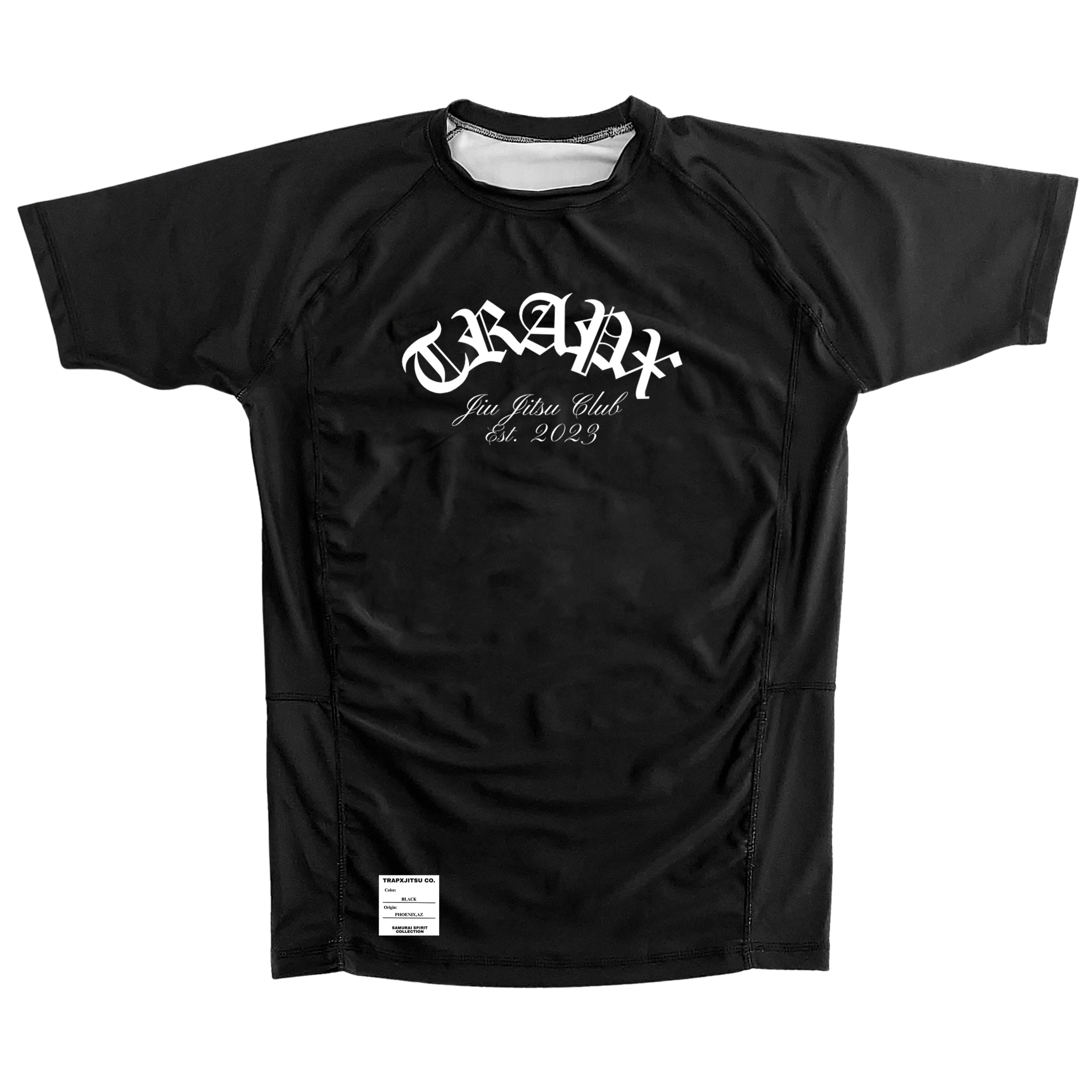 BUSHIDO 2 SHORT SLEEVE RASHGUARD - BLACK – TrapxJitsu