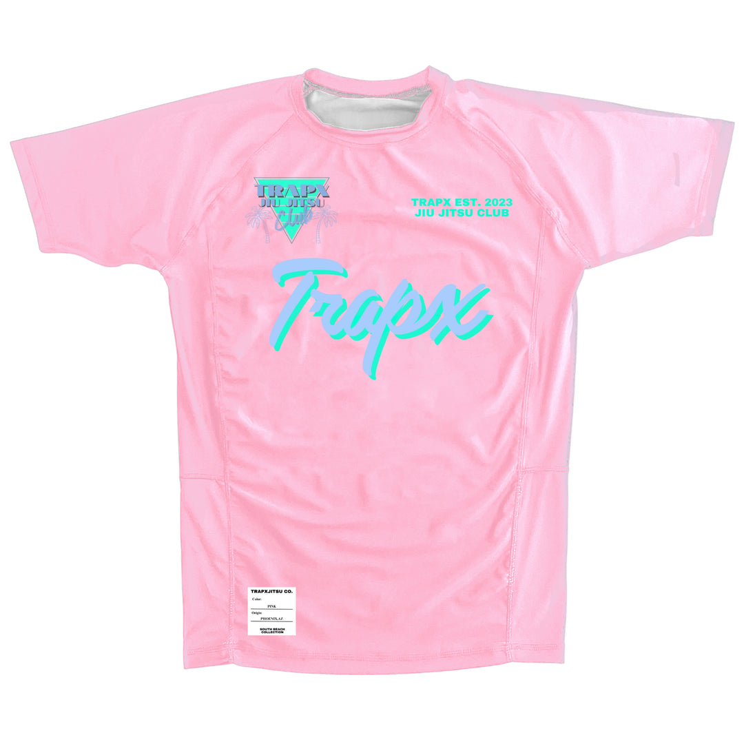305 VICE SHORT SLEEVE RASHGUARD - PINK