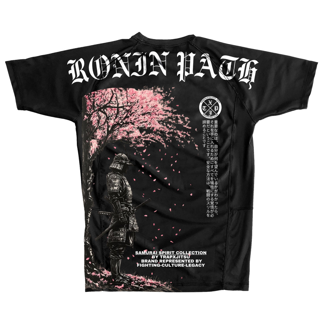 RONIN PATH SHORT SLEEVE RASHGUARD - BLACK