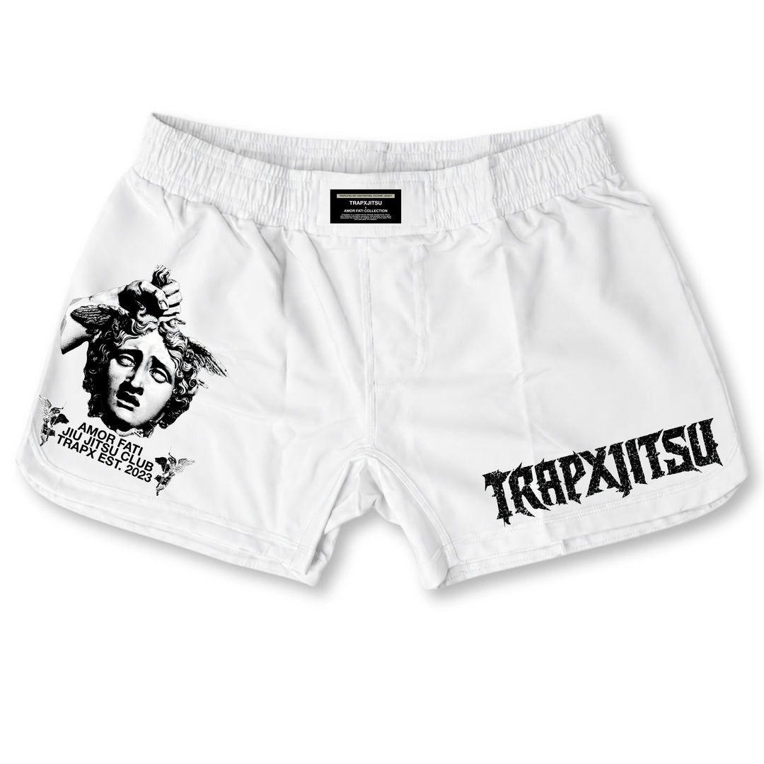 AMOR FATI NO-GI SHORTS - WHITE