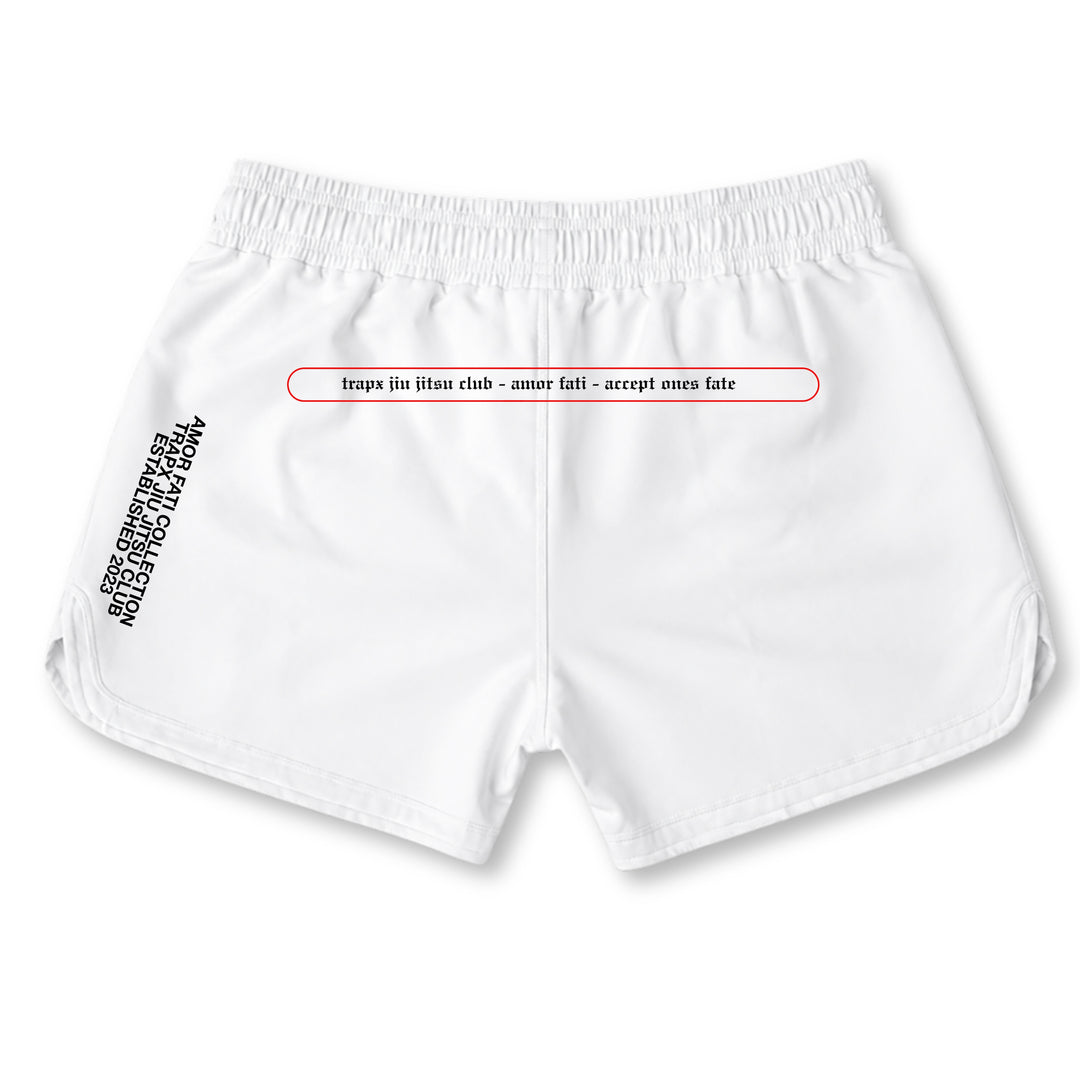 AMOR FATI NO-GI SHORTS - WHITE