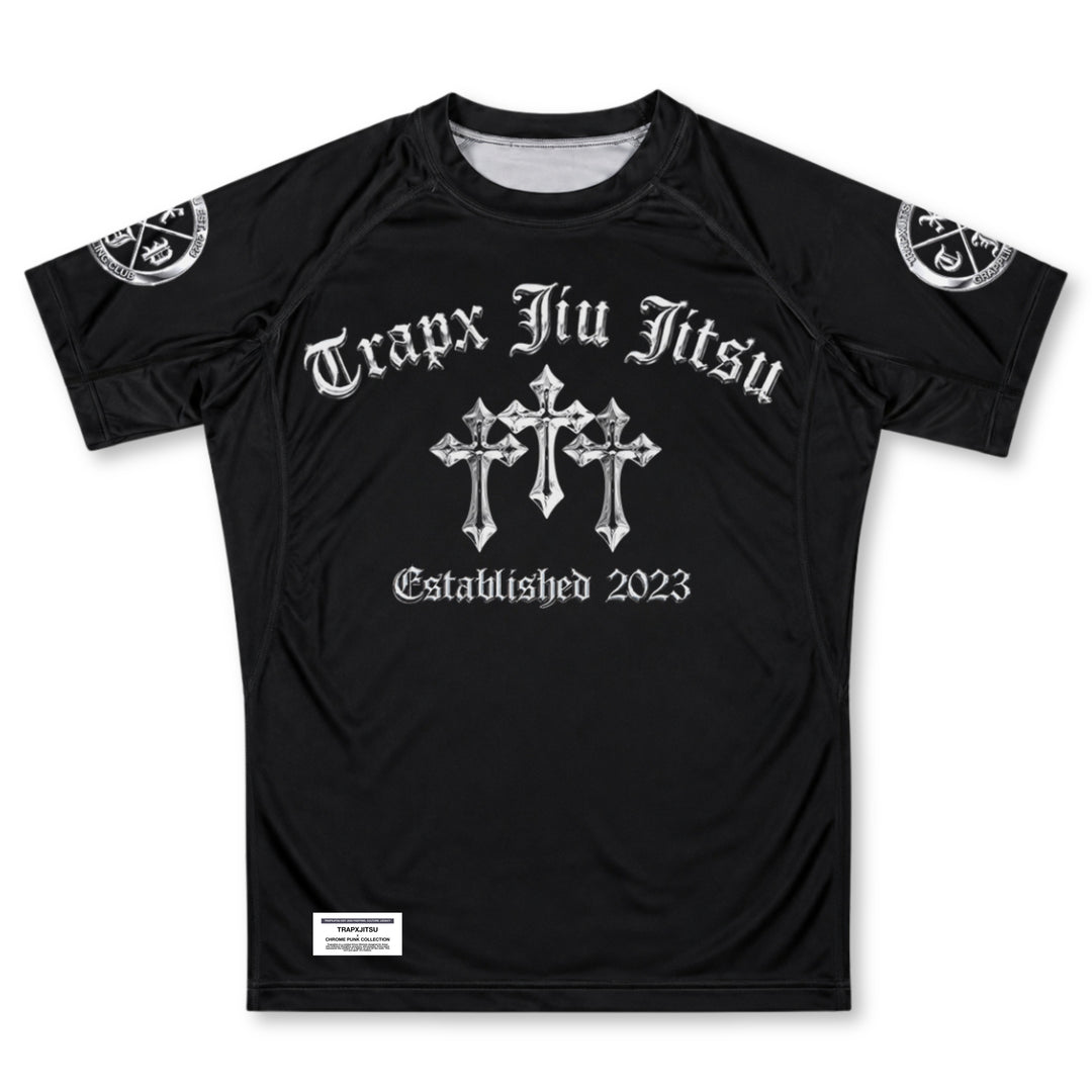 CHROME CROSS SHORT SLEEVE RASHGUARD