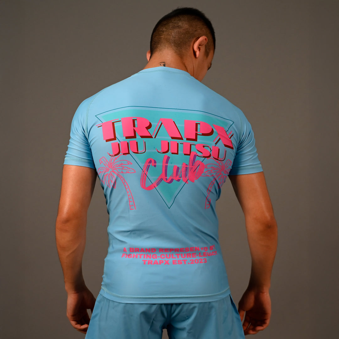 305 VICE SHORT SLEEVE RASHGUARD - BLUE