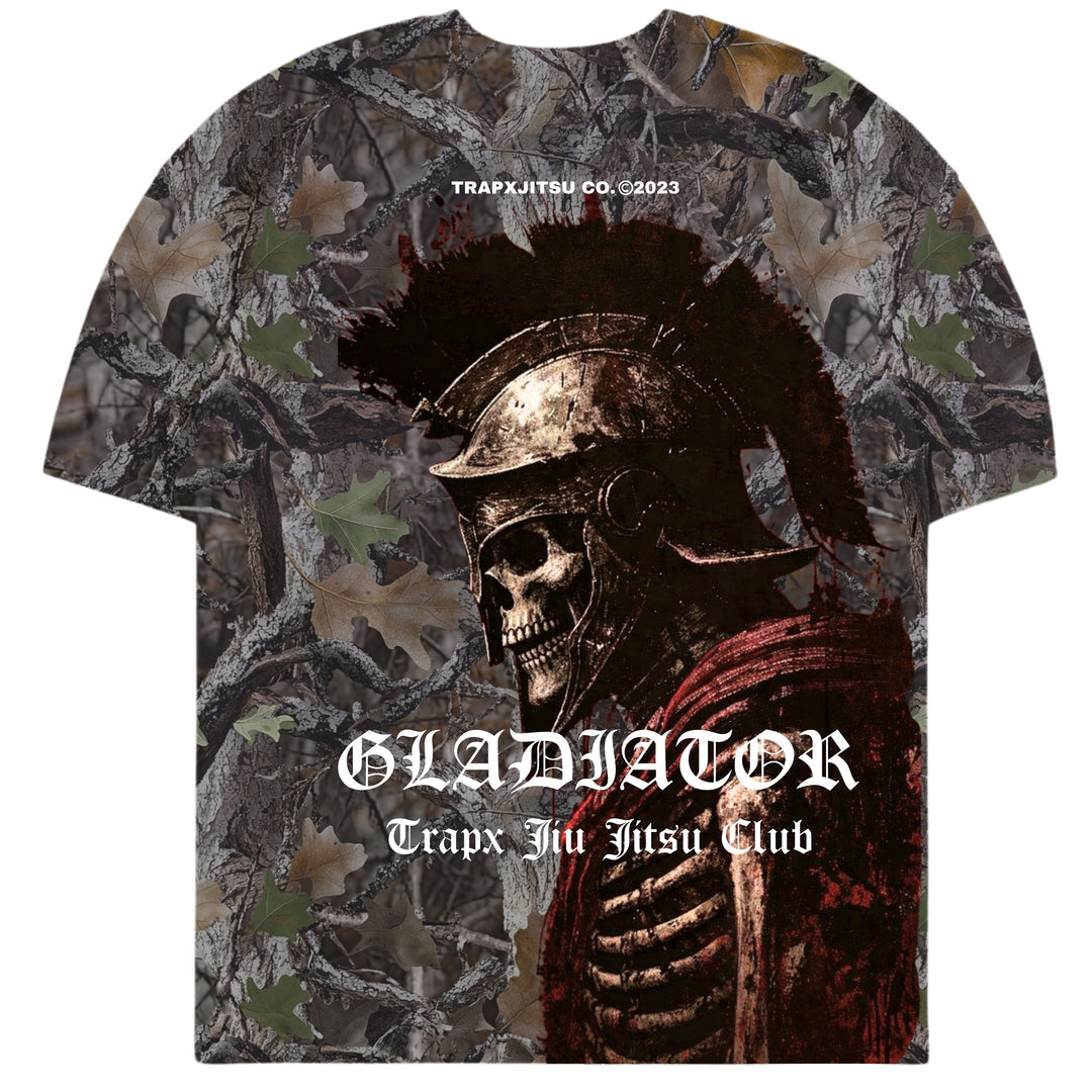 WARRIOR OVERSIZED T-SHIRT - CAMO