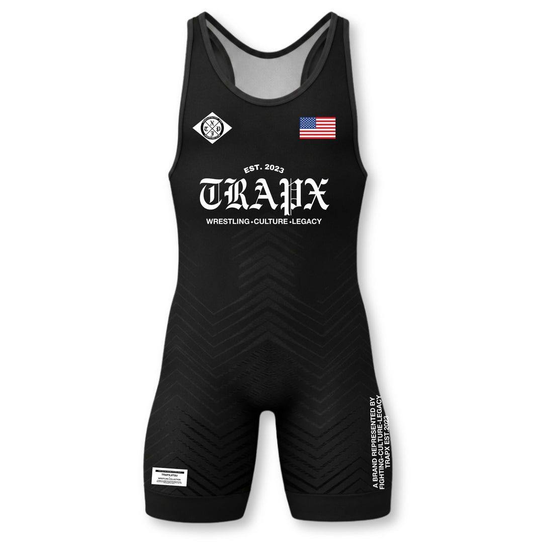 OG WRESTLING SINGLET - BLACK
