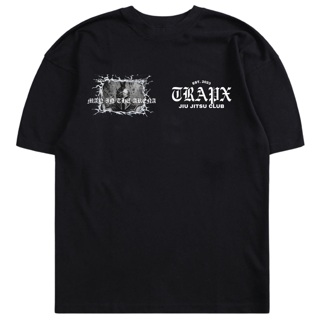 MAN IN THE ARENA OVERSIZED T-SHIRT - BLACK
