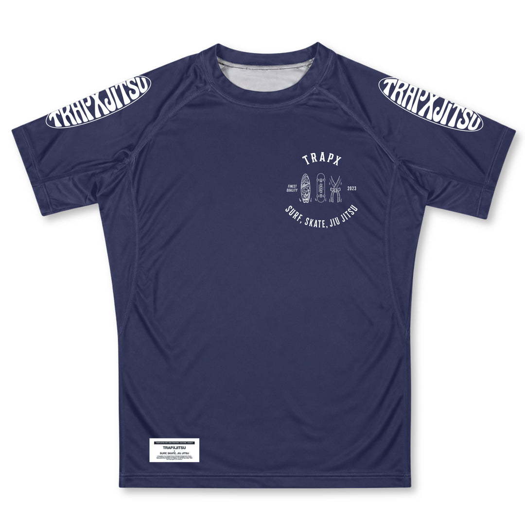 SURF SKATE JIU JITSU SHORT SLEEVE RASHGUARD
