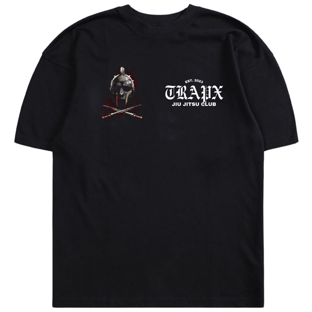 GLADIATOR OVERSIZED T-SHIRT - BLACK