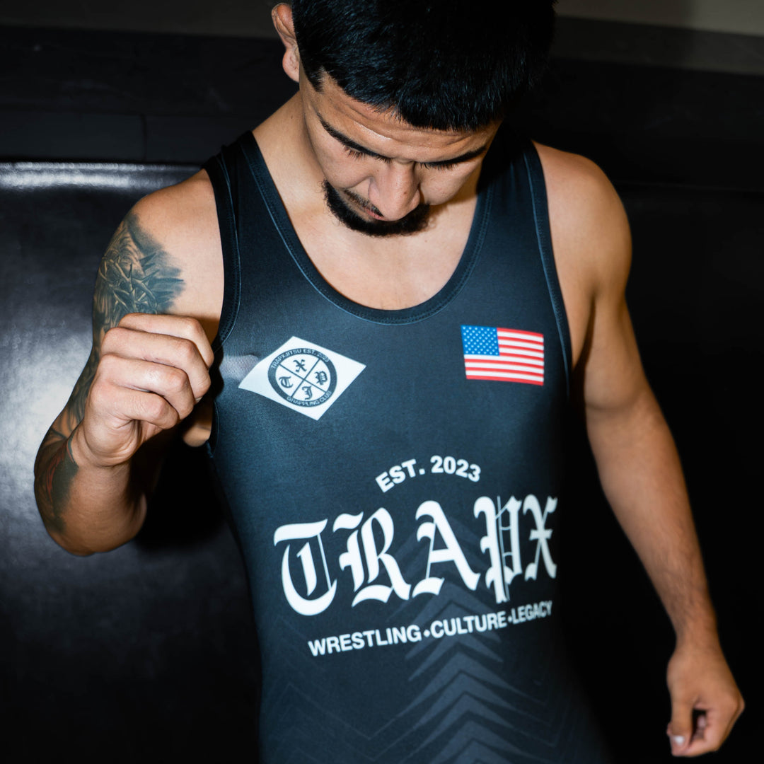 OG WRESTLING SINGLET - BLACK