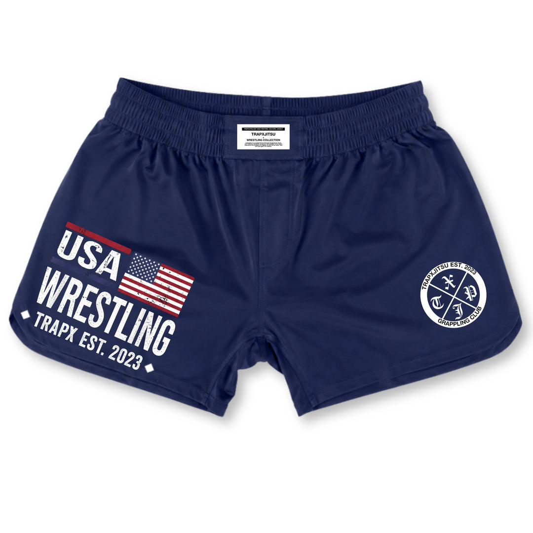 USA WRESTLING NO-GI SHORTS