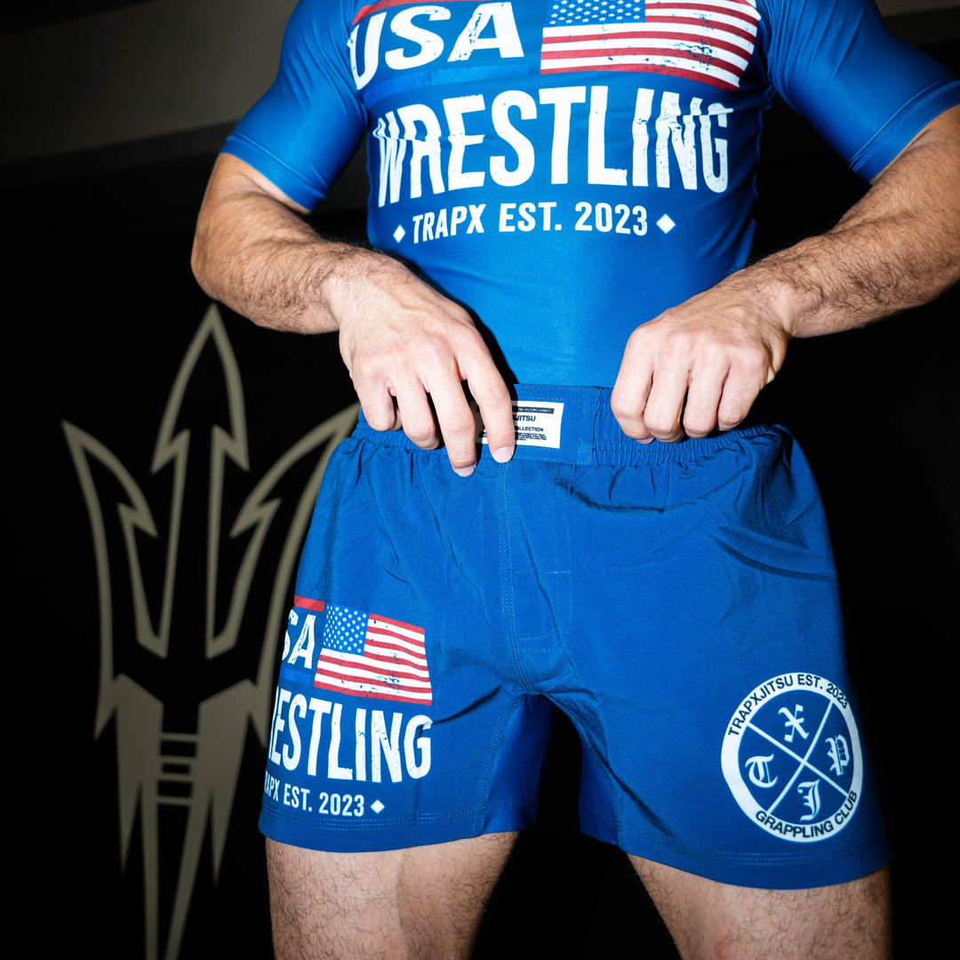 USA WRESTLING NO-GI SHORTS