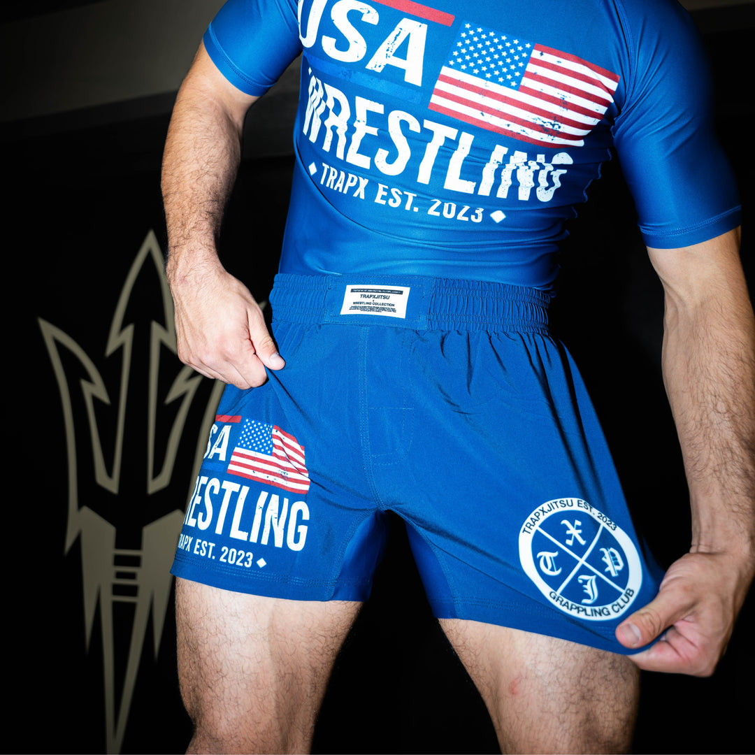 USA WRESTLING NO-GI SHORTS