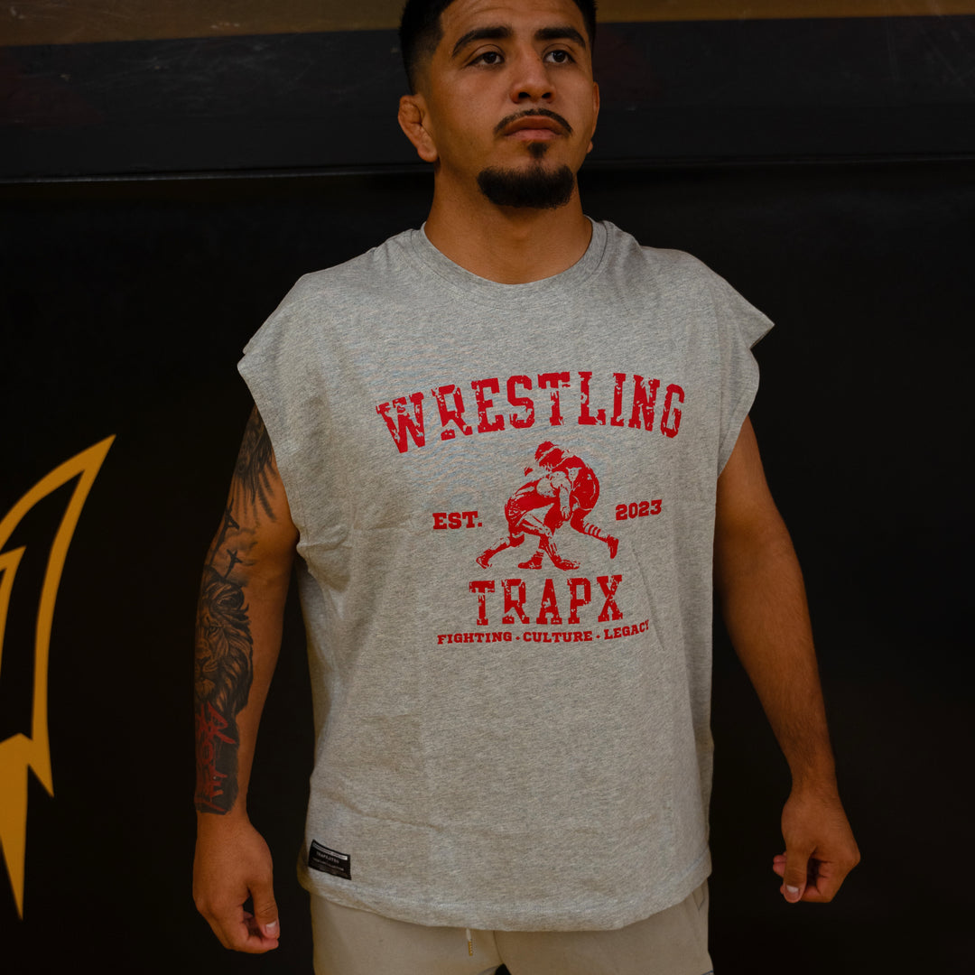 VINTAGE WRESTLING OVERSIZED TANK