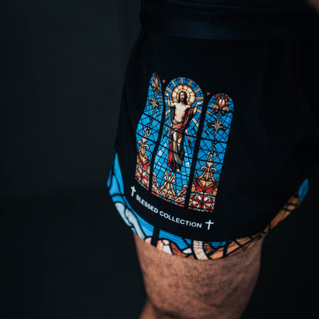CHRIST BLESSED CROSS NO-GI SHORTS