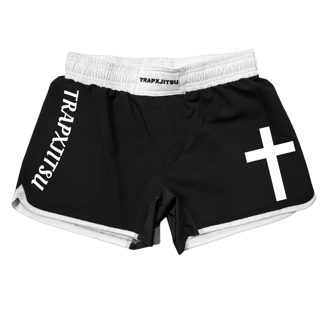 JIU JITSU & JESUS RANKED NO-GI SHORTS - BLACK