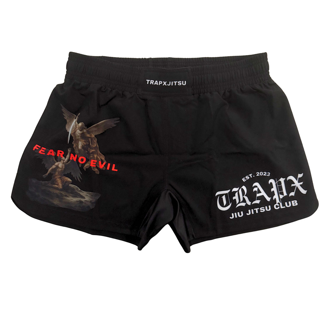 FEAR NO EVIL NO-GI SHORTS - BLACK