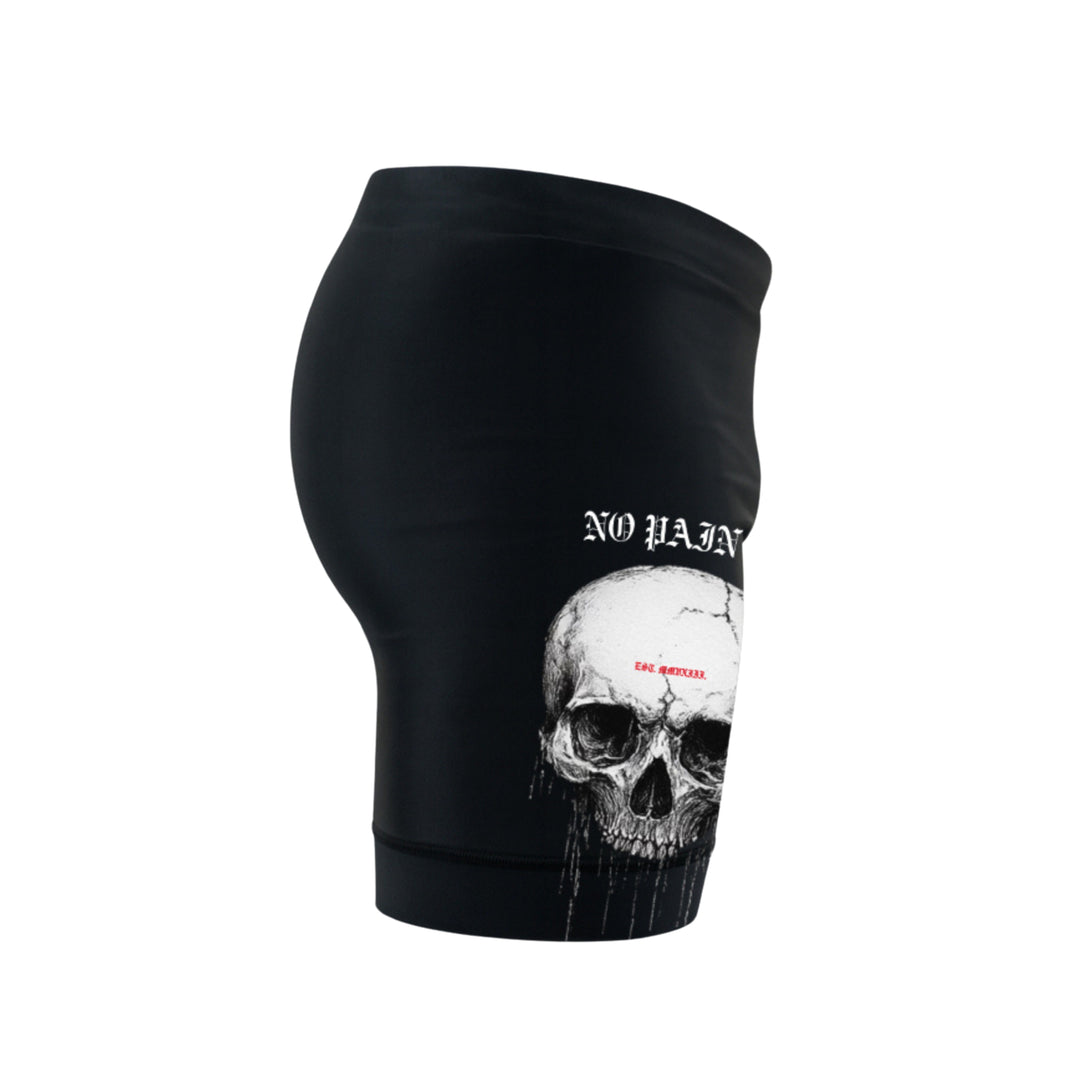 NO PAIN NO GLORY VALE TUDO SHORTS - BLACK