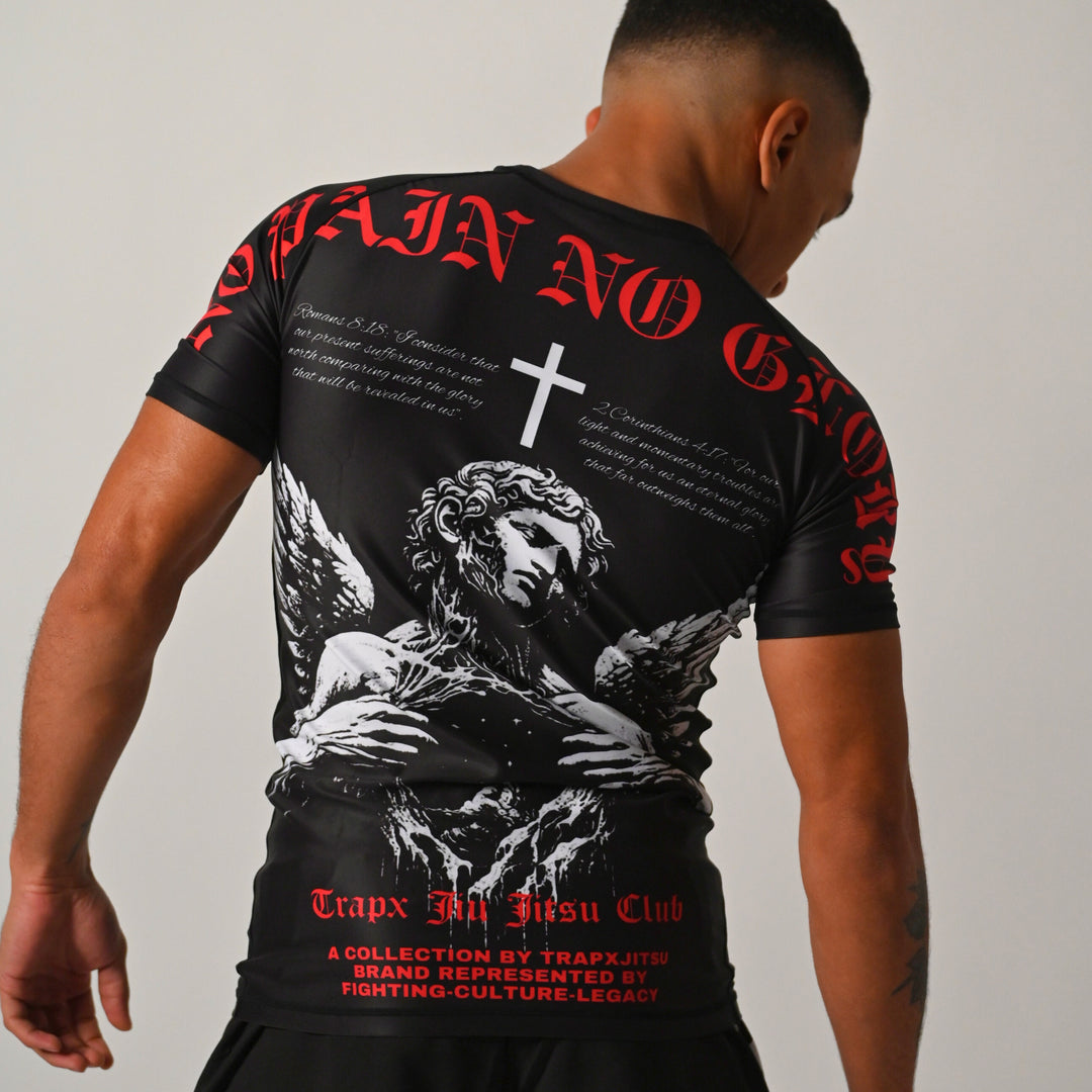 MARTYR SHORT SLEEVE RASHGUARD - BLACK