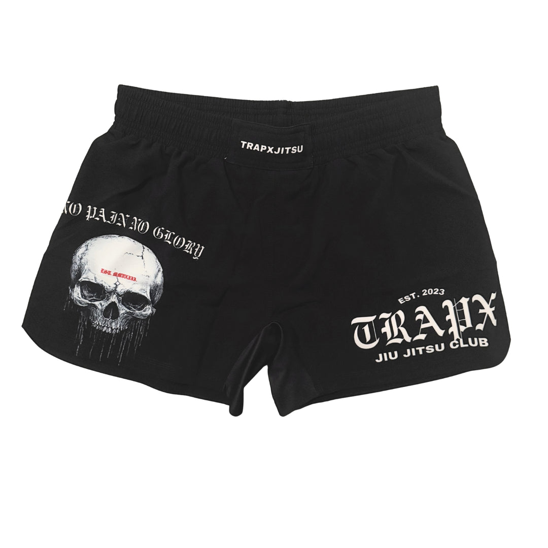 NO PAIN NO GLORY NO-GI SHORTS - BLACK