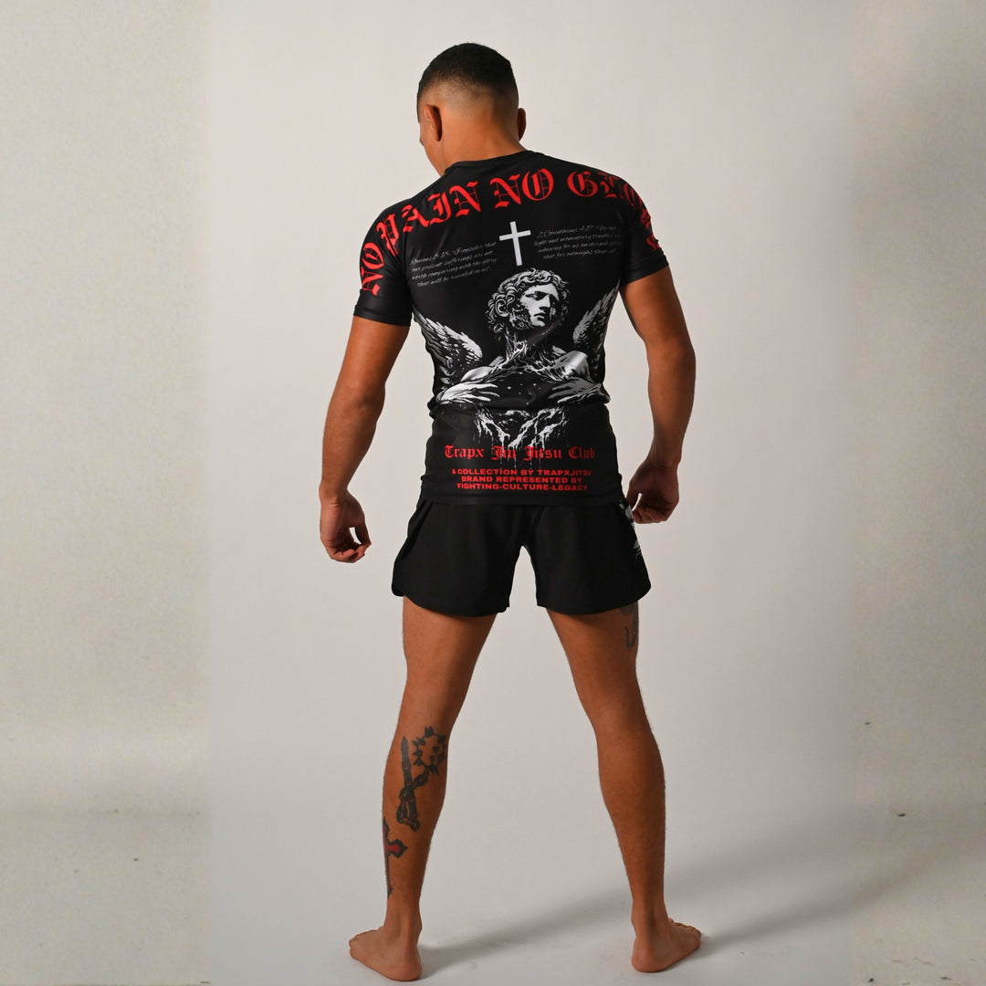 MARTYR SHORT SLEEVE RASHGUARD - BLACK