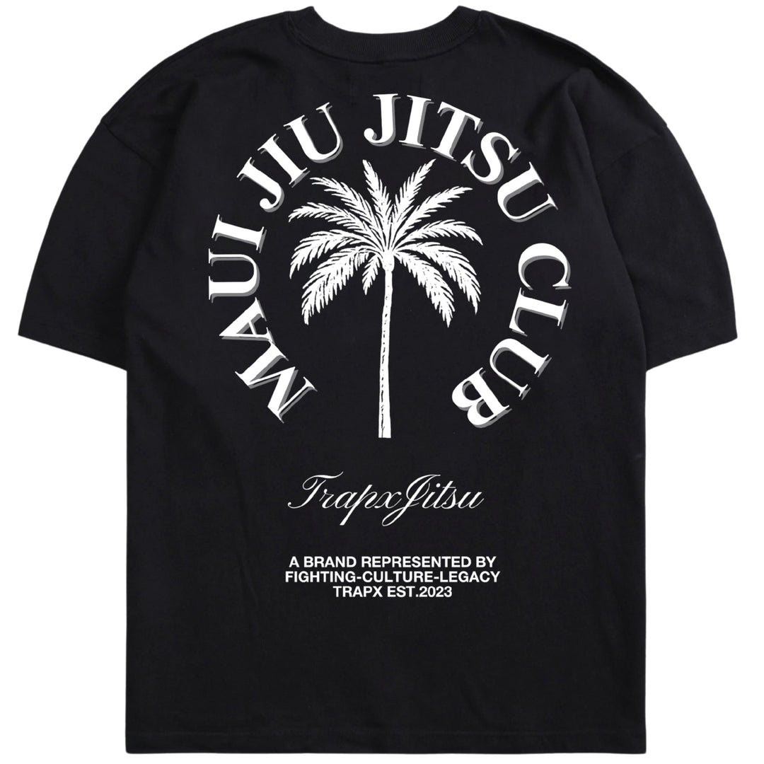 MAUI JIU JITSU OVERSIZED T-SHIRT - BLACK