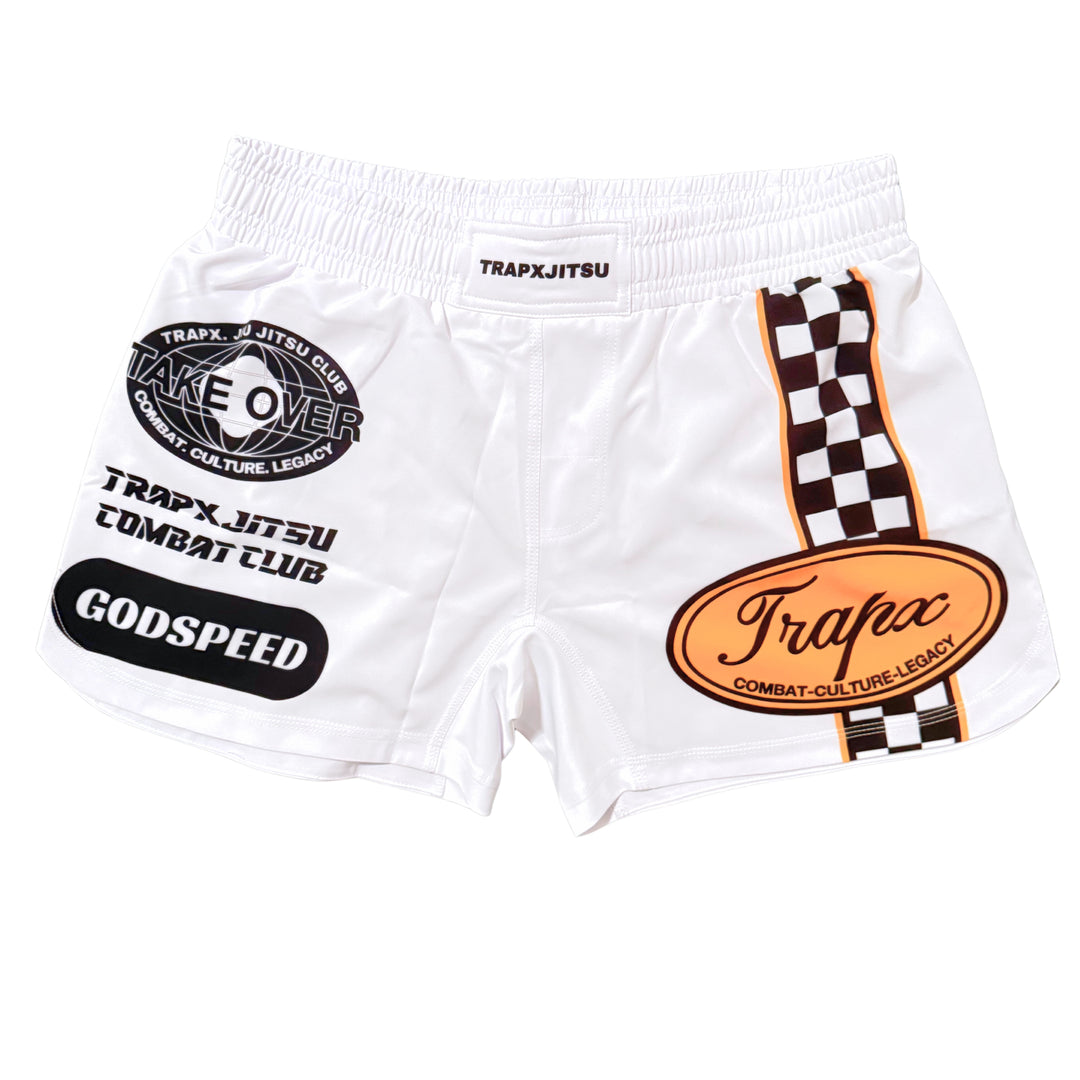 GODSPEED V2 NO-GI SHORTS - WHITE