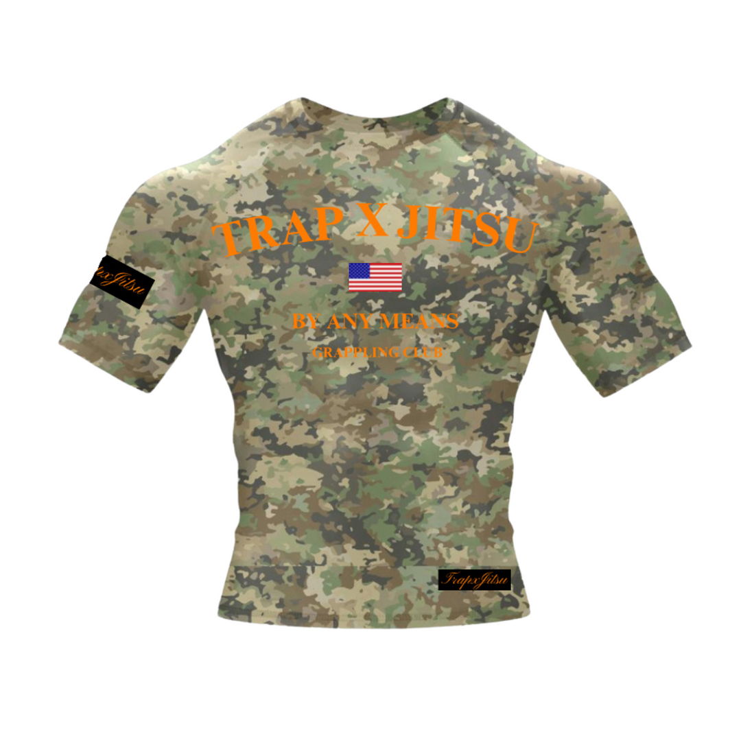 CAMO V2 SHORT SLEEVE RASHGUARD