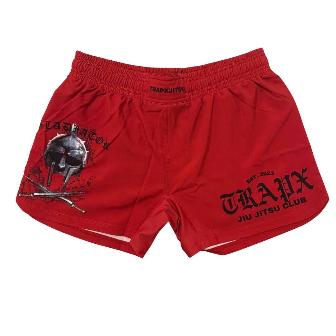 GLADIATOR NO-GI SHORTS - RED