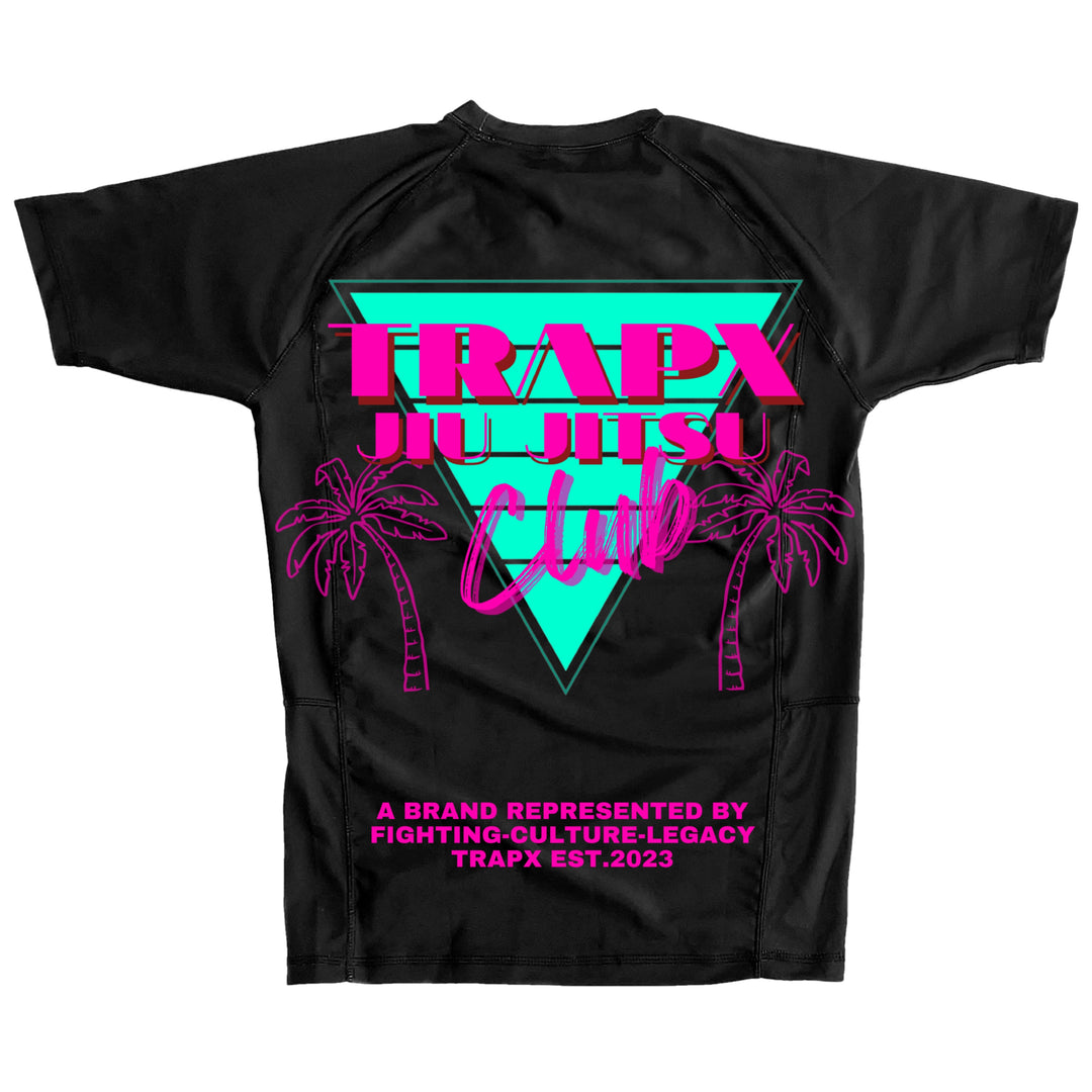 305 VICE SHORT SLEEVE RASHGUARD - BLACK