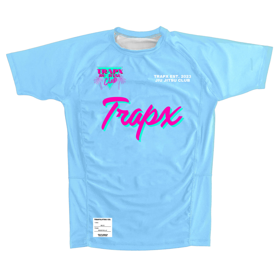 305 VICE SHORT SLEEVE RASHGUARD - BLUE