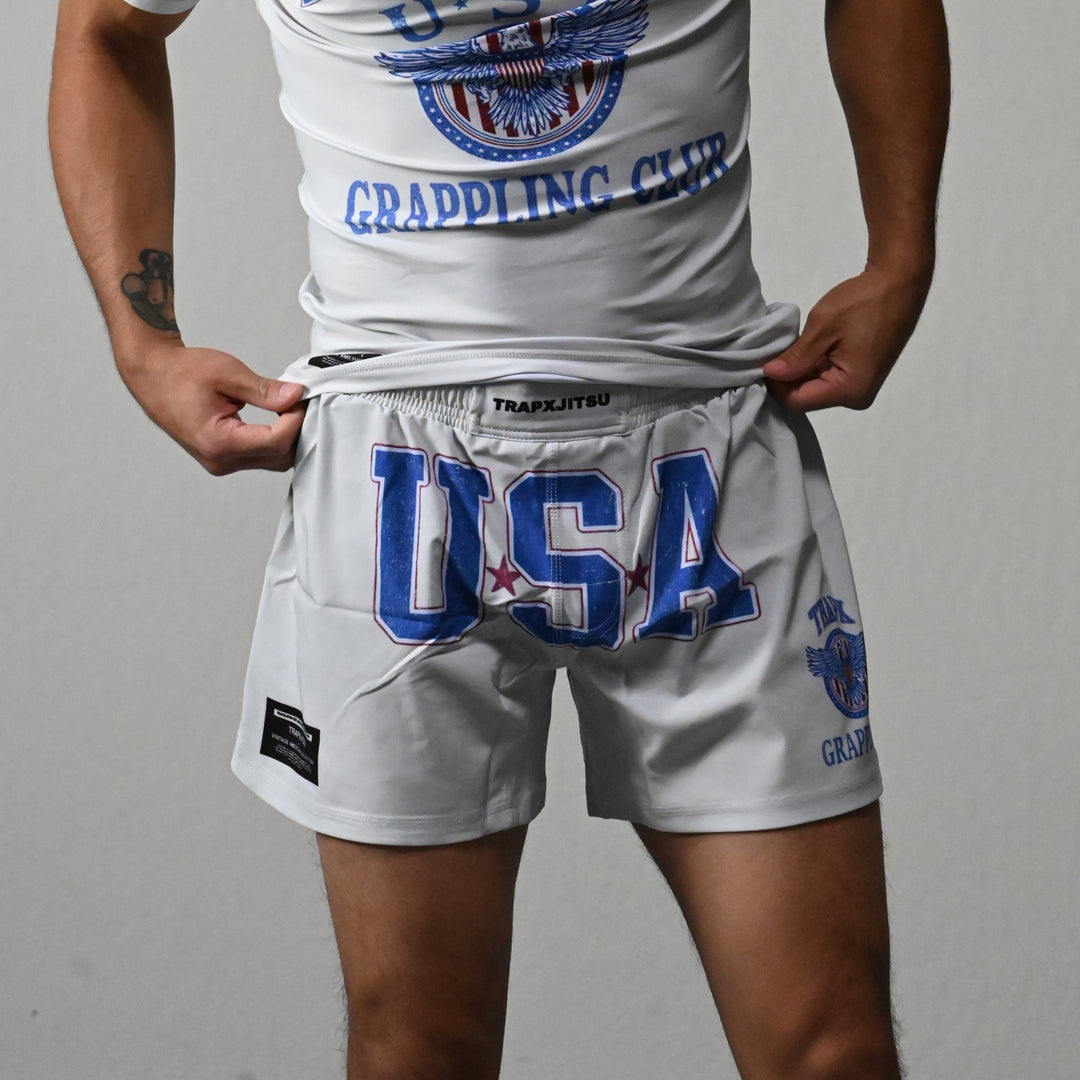 USA VINTAGE NO-GI SHORTS - OFF WHITE