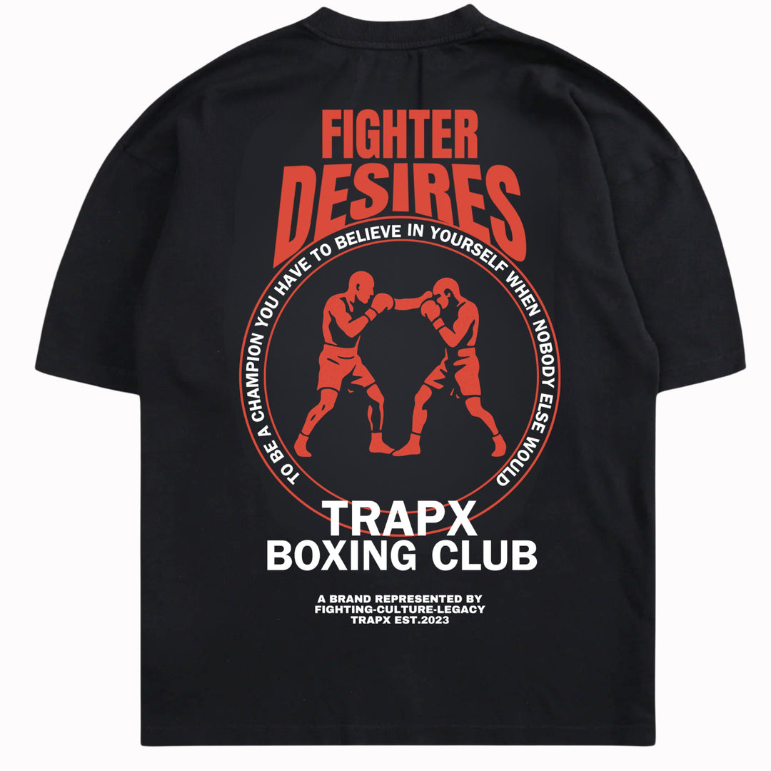 FIGHTER DESIRES OVERSIZED T-SHIRT
