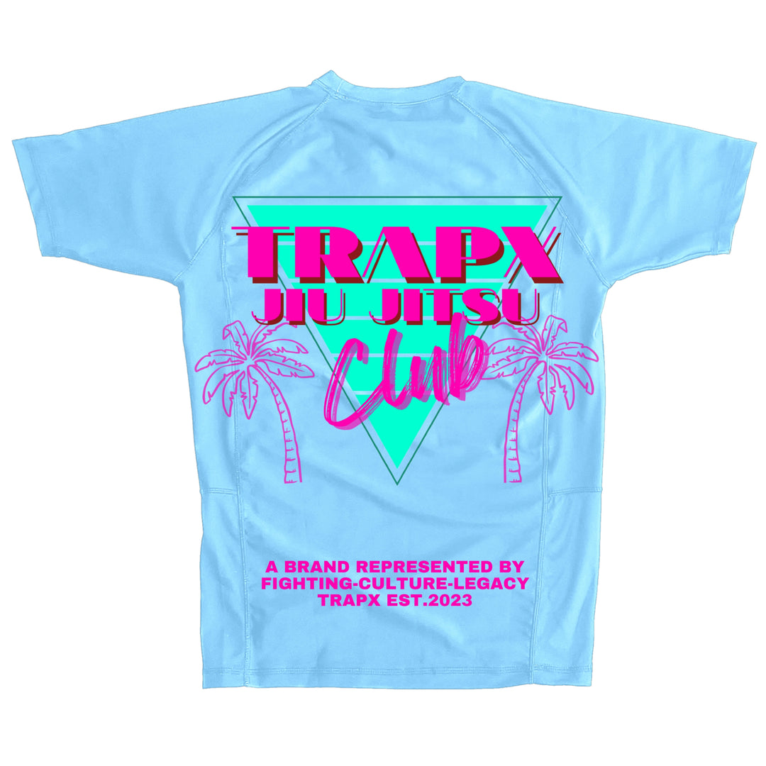 305 VICE SHORT SLEEVE RASHGUARD - BLUE
