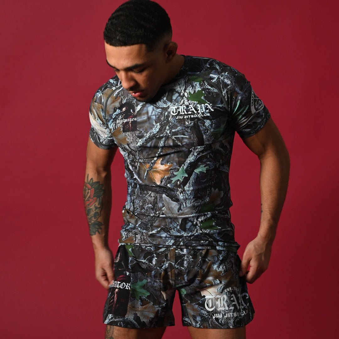WARRIOR SHORT SLEEVE RASHGUARD - CAMO