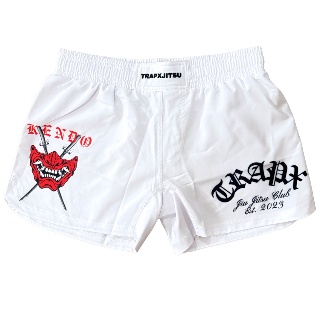 KENDO NO-GI SHORTS - WHITE