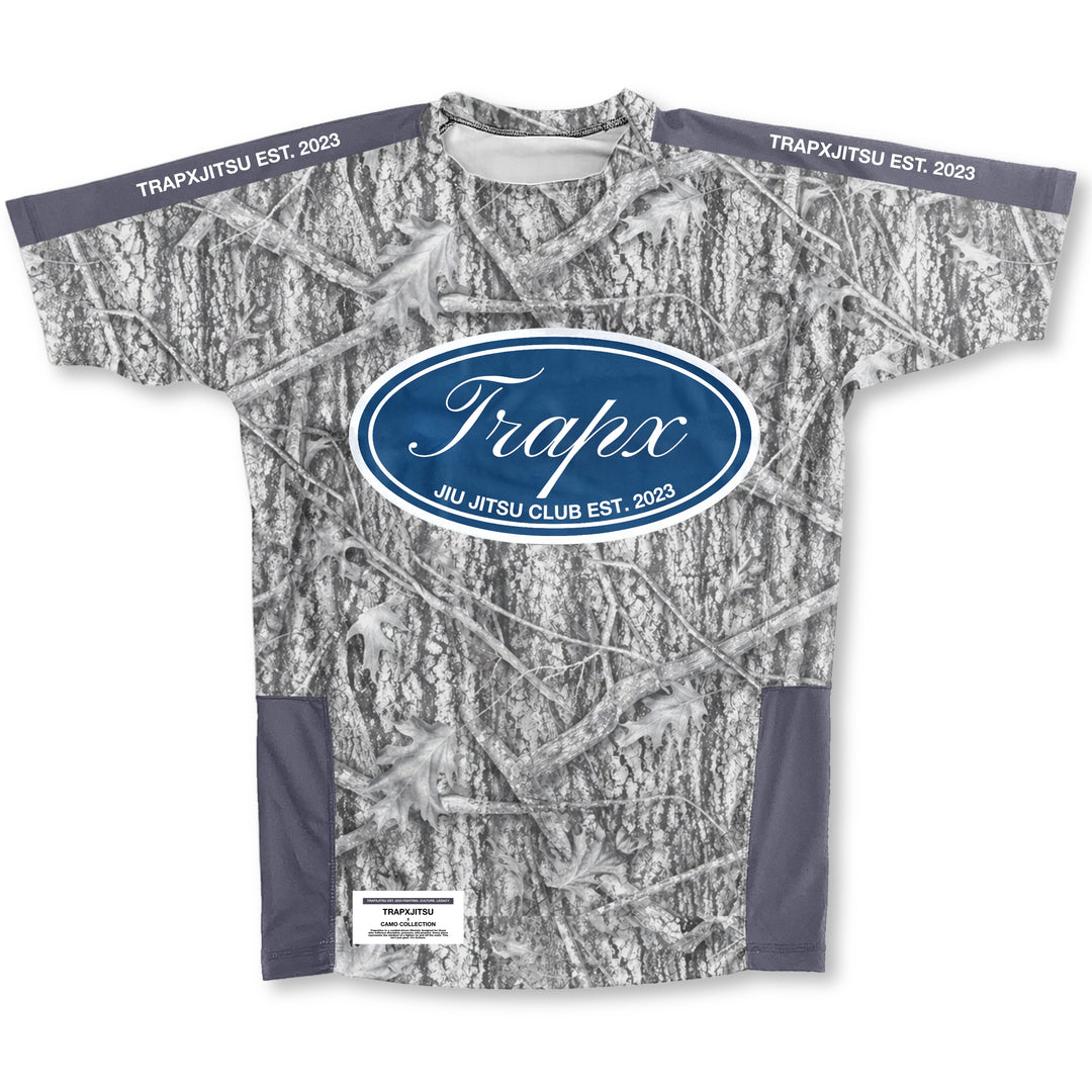 SNOW CAMO SHORT SLEEVE RASHGUARD