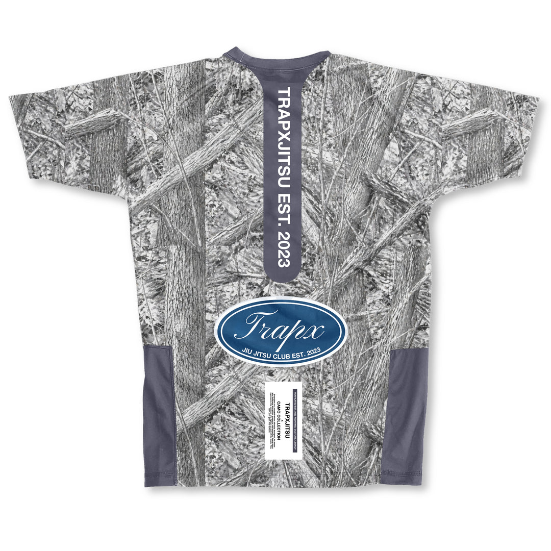 SNOW CAMO SHORT SLEEVE RASHGUARD