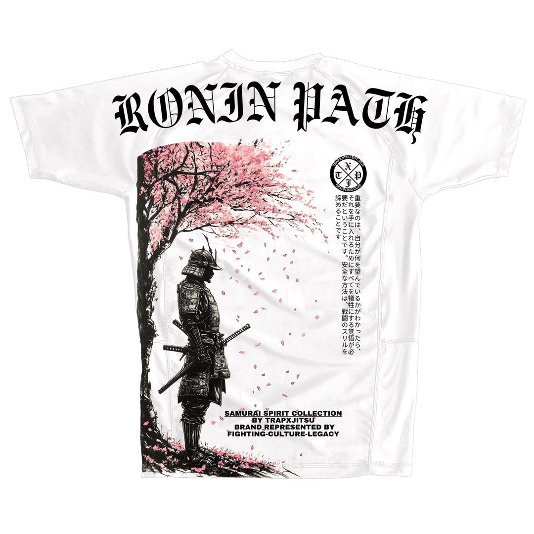 RONIN PATH SHORT SLEEVE RASHGUARD - WHITE