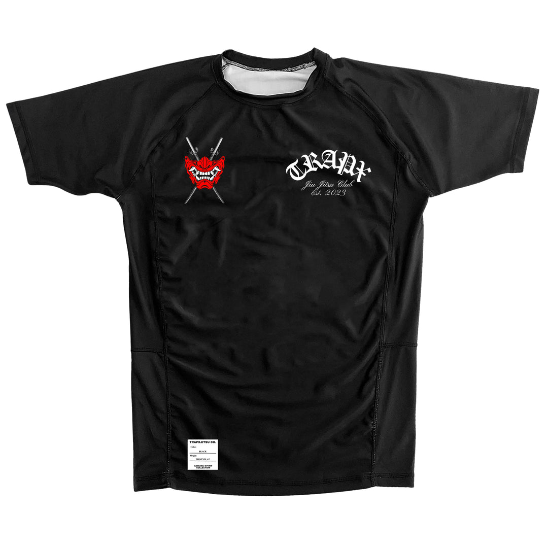KENDO SHORT SLEEVE RASHGUARD - BLACK