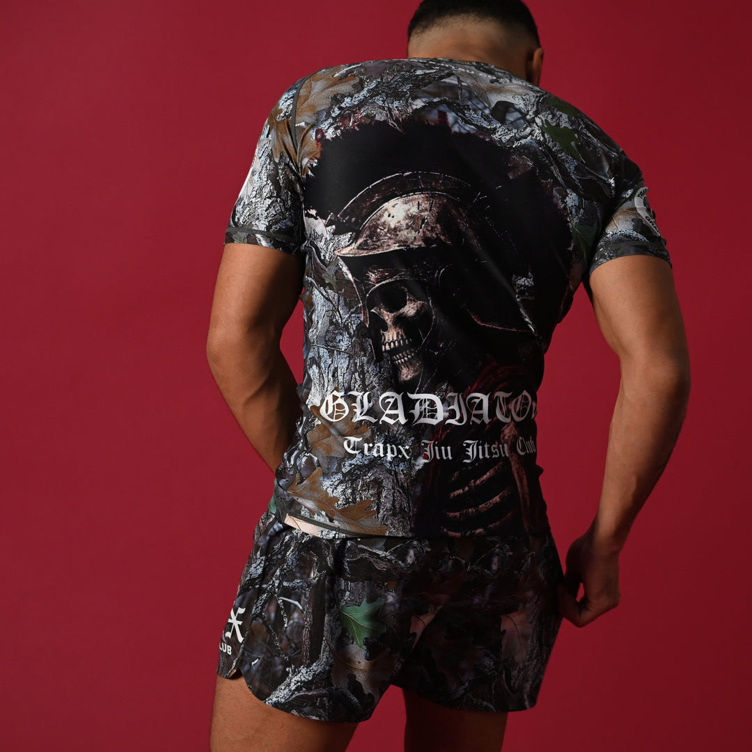 WARRIOR SHORT SLEEVE RASHGUARD - CAMO