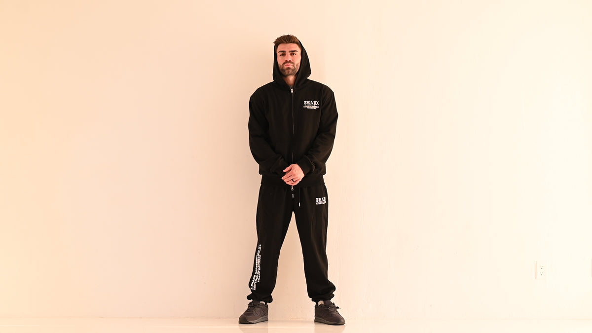 UNBREAKABLE ZIP UP - BLACK – TrapxJitsu