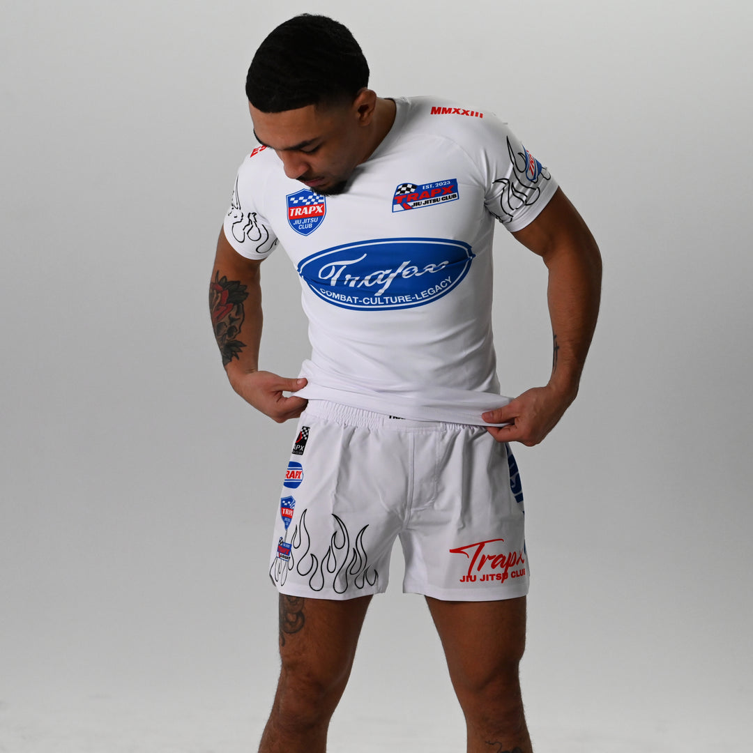 GODSPEED SHORT SLEEVE RASHGUARD - WHITE