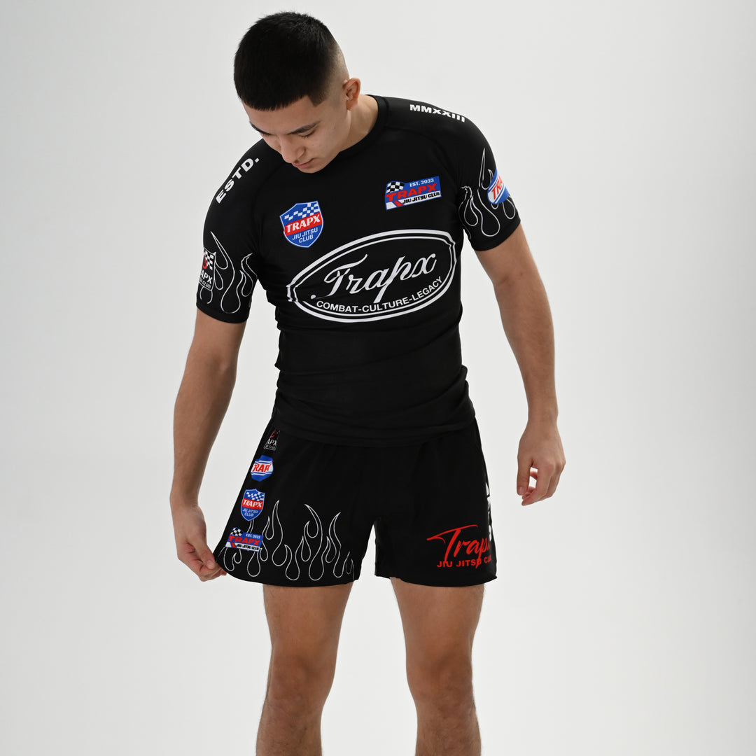 GODSPEED SHORT SLEEVE RASHGUARD - BLACK