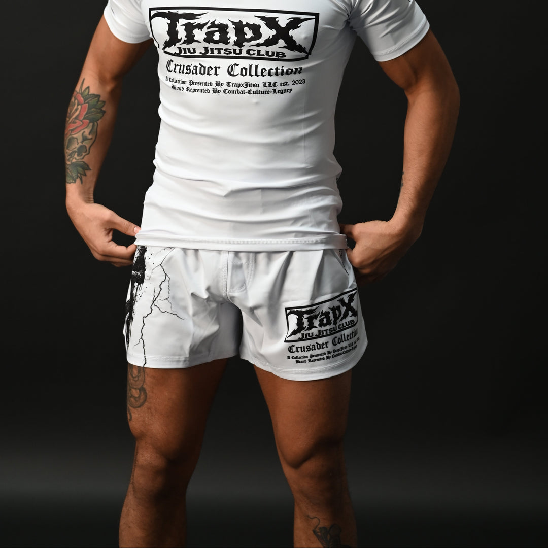 SENTINEL NO-GI SHORTS - WHITE