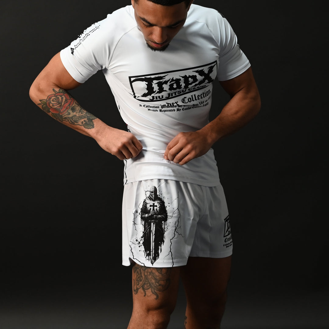 SENTINEL NO-GI SHORTS - WHITE